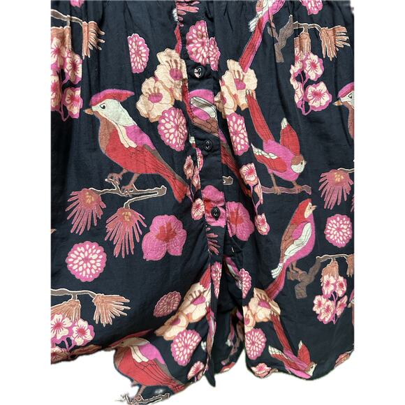 Olivia James The Label Lydia Dress Vintage Bird Black Maxi Dress Size XS - Picture 9 of 11